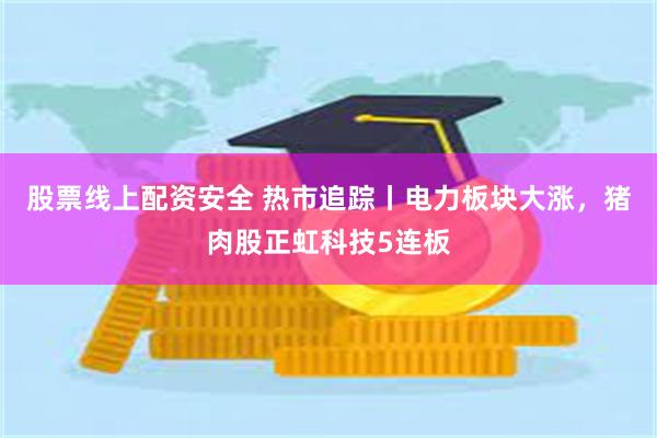 股票线上配资安全 热市追踪丨电力板块大涨，猪肉股正虹科技5连板