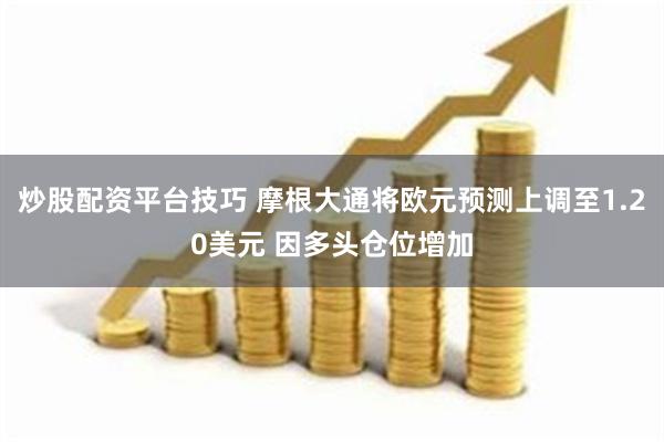 炒股配资平台技巧 摩根大通将欧元预测上调至1.20美元 因多头仓位增加